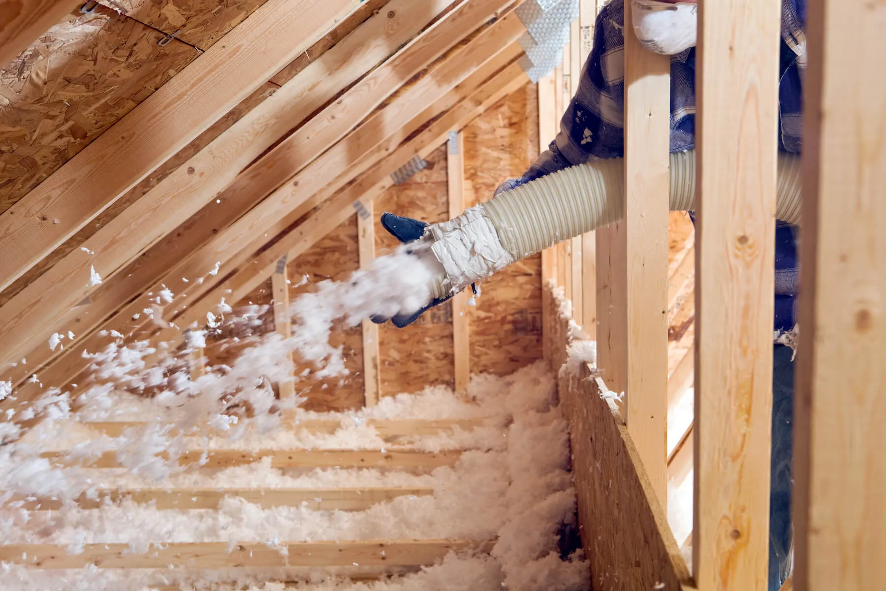 Residential spray foam project